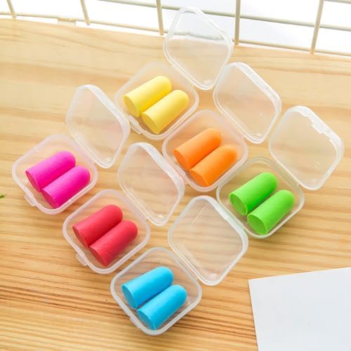 24 Sets Soft Foam Earplugs Noise Cancelling Ear Plugs Sound Blocking Earplugs - Image 2
