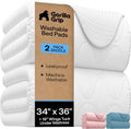 GORILLA GRIP Washable Reusable Underpads, 34x36+19in Wings, 2 Pack by GorillaGrip