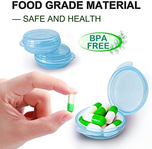 UHOUSE Small Pill Box, Daily Mini Pill Organizer Portable - Image 5