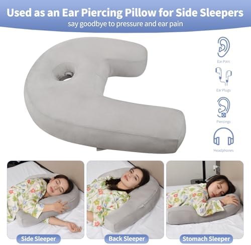 J-Shaped Ear Piercing Pillow - Image 6
