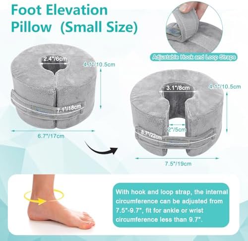 Zelen Foot Elevation Pillow Ankle Heel Elevator Wedge Foot Support Pillow - Image 3