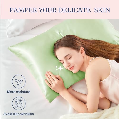 BEDELITE Satin Pillowcases, Queen Size 20x30 Inch - Image 3