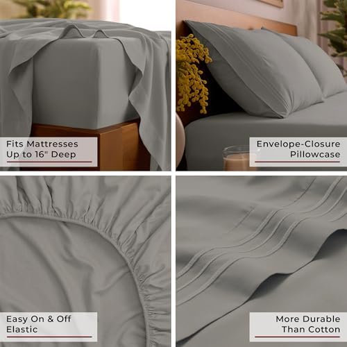 Mellanni Iconic 4-Piece, Ultra Soft Sheet Set - Image 5