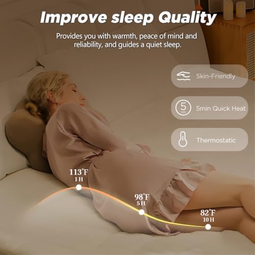 Templewet Heated Mattress Pad King Size, Bed Warmer Pad, Machine Washable - Image 3