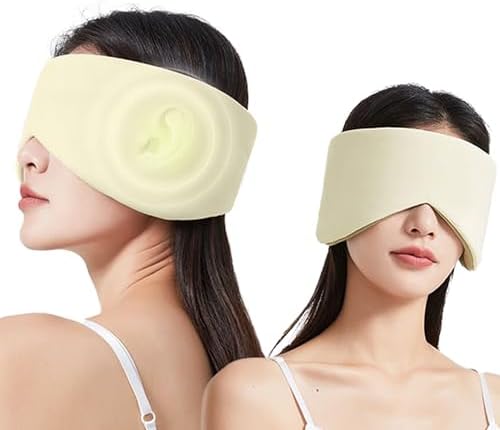 Reversible Warm & Cool Sleep Mask Wrap-Around Blackout Eye Masks by Vettres