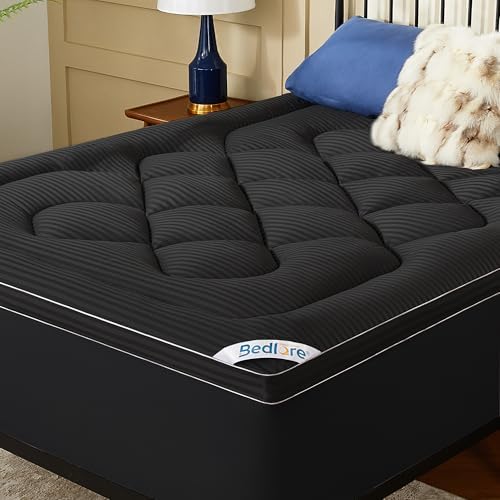 BEDLORE Queen Mattress Topper, Thick Pillow Top Bed Cover Soft Mattress Pad by Bedlore