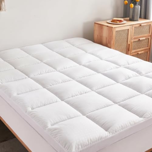 Mattress Pad - Soft and Breathable Mattress Protector Cover - Pillow Topper - Image 3