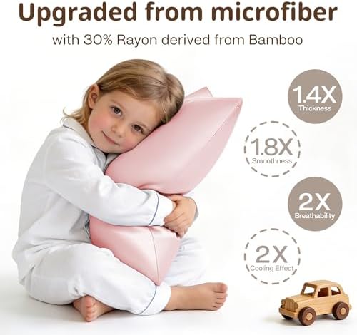 MR&HM 13"x18" Travel Pillowcase 2 Pack, Cooling & Breathable - Image 3