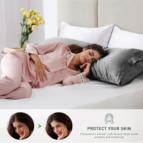 Love's cabin Satin Body Pillowcase 20x54, Cooling Pillow Cover - Image 3