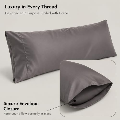 Cotton Metrics Body Pillowcase 20x54 – 100% Tencel Lyocell Eucalyptus Cooling - Image 6
