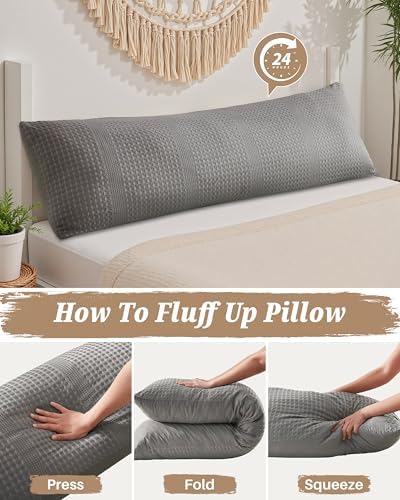 YZ HOME Waffle Weave Body Pillow - Image 6