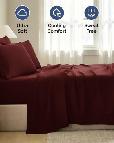 Queen 6 Piece Bed Sheet Set - Image 4