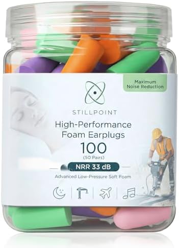 Happy Hippo Soft Foam Earplugs, 33 dB NRR, Maximum Protection - Image 2