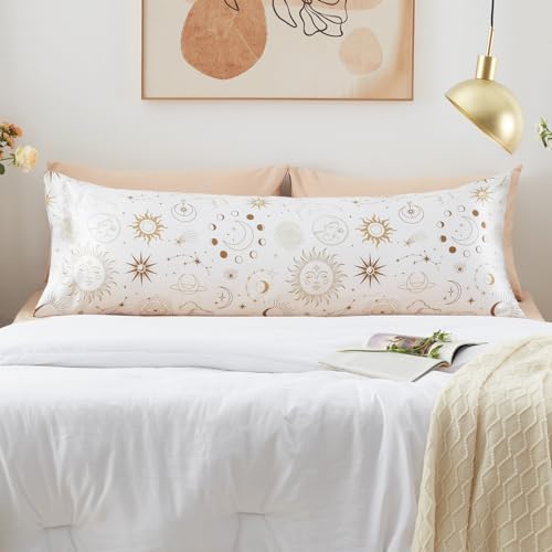 EXQ Home Satin Body Pillow Pillowcase Super Soft Silk Pillowcase, Body Pillow - Image 3