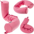 Dot&Dot Twist Memory Foam Travel Pillow, Bendable Neck Pillow by DotDot