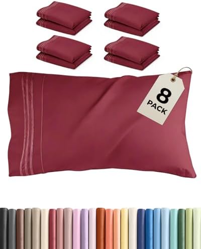 Queen Pillow Cases Set of 8 by CGKUnlimited