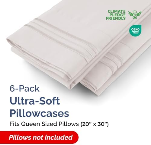 Queen Pillow Cases Set of 6 - Image 2