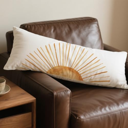 Boho Sun Sunset Sunrise 20x54 Body Pillow Cover, Boho Sunshine Nursery Decor - Image 7