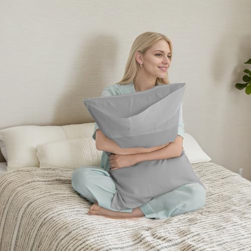 TELUS Pillow Cases King Size 2 Pack, Bamboo Rayon & Lyocell Pillowcase - Image 6
