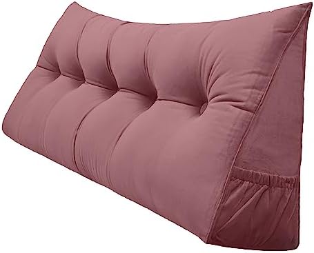 Peachwell Handmade Headboard Pillow-King Size Wedge Support Large Bolster by PEACHWELL