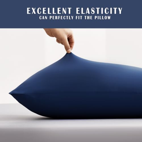 TELUS Cooling Pillowcases King Size 2-Pack, Silky Soft Breathable Pillow Case - Image 6