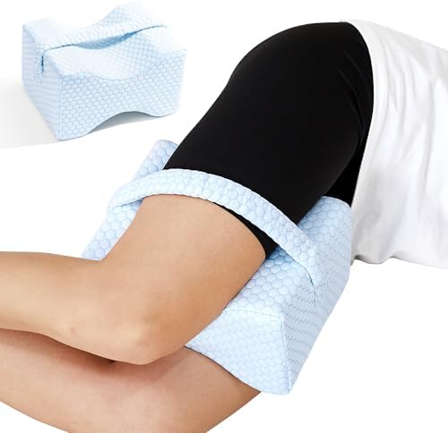 UJPFEO Knee Pillow for Side Sleepers, Leg Pillow for Sciatica, Joints Pain by UJPFEO