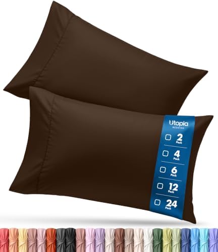 Pillow Cases King Size Set of 2, Ultra Soft Comfy Pillow Covers by UTOPIABEDDING