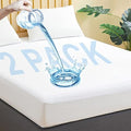 Waterproof Mattress Protector Twin Size, 2 Pack Breathable Mattress Cover by JamRest