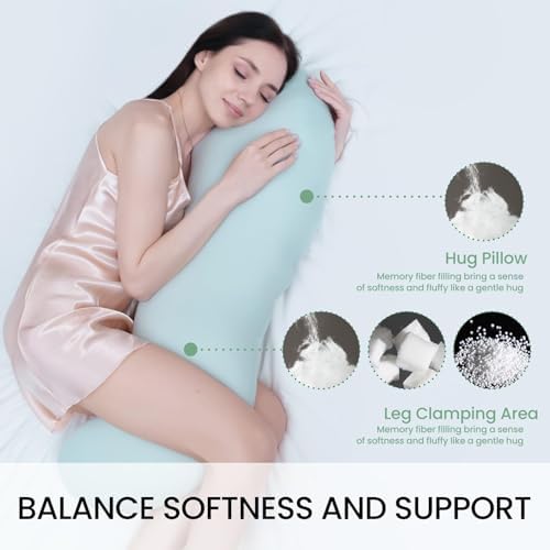 Body Pillows for Adults, Full Body Pillow for Side Sleepers, Long Body Pillow - Image 4