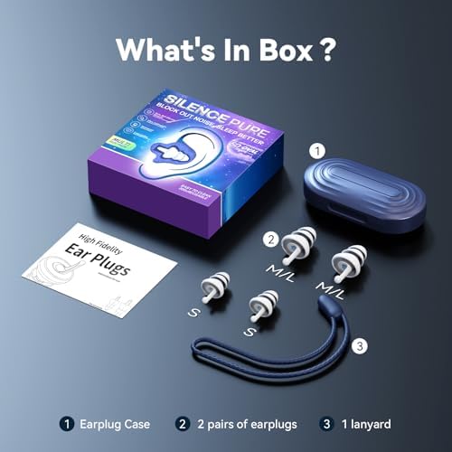 Ear Plugs for Sleeping, Silicone Noise Cancelling Ear Plugs - Image 7