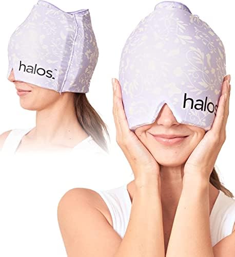 MyHalos® Migraine & Headache Relief Cap, Hot & Cold Ice Wrap by myhalos