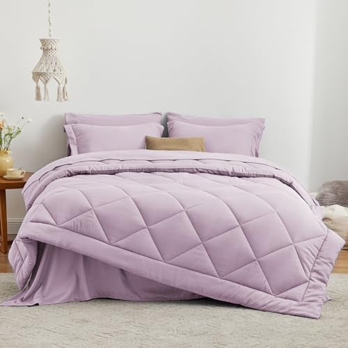 Love's cabin Oversized Queen Comforter Set, 7 Pieces Bed in a Bag, All Season - Image 2