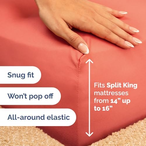 Flex Top Split Head King 4 Piece Sheet Set - Image 5