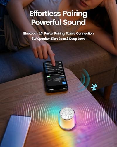 Glocusent Nano-Glow White Noise Machine, 35 Sounds&12 Light Modes - Image 5