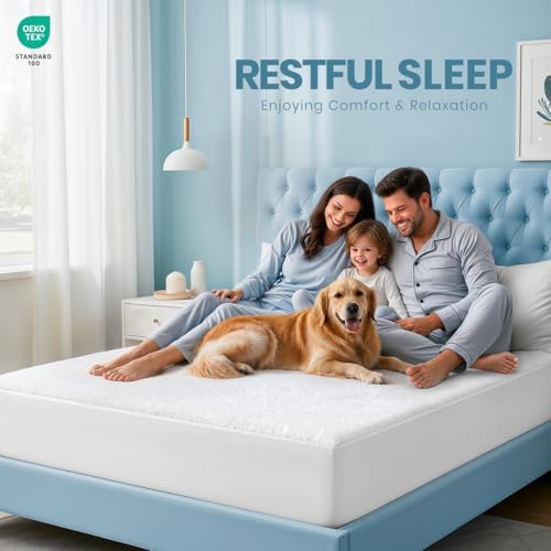 Waterproof Queen Size Mattress Protector 14 Pack fits Upto 17" Deep Pocket - Image 5