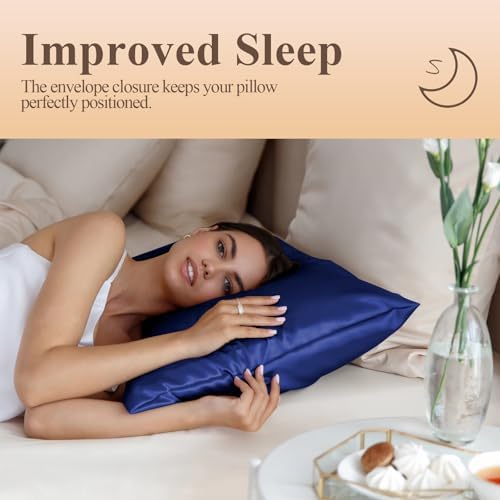 Silk Like Satin Pillowcase Standard Size, 2 Pack, 20x26 Inches - Image 5