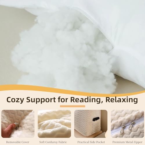 Headboard Pillow King Size, Reading Pillow - Image 3