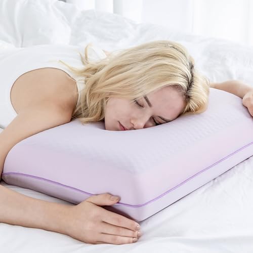 EGOHOME Cooling Gel Memory Foam Pillow, Reversible Design, Neck Support - Image 2