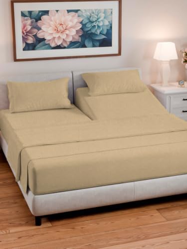 Flex Top Split Head King 4 Piece Sheet Set - Image 2