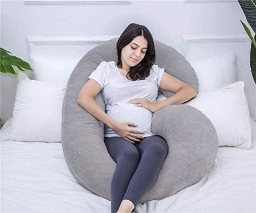 1 MIDDLE ONE Pregnancy Pillow, C Shaped Full Body Pillow - Image 4
