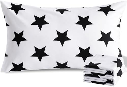 NTBAY Queen Star Microfiber Pillowcases by NTBAY