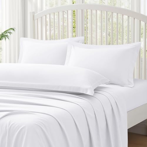 Homiest White Pillow Shams King Size Set of 2, 2-Inch Flange - Image 3