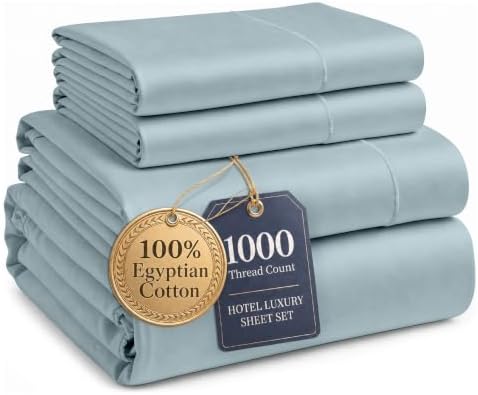 LANE LINEN Full Bed Sheets 100% Egyptian Cotton Sateen by LaneLinen