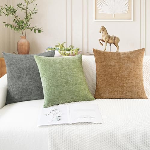 CaliTime Decorative Couch Throw Pillow Covers 26 X 16 Inches Medium Grey - Image 5
