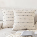 YEENAASY Boho Throw Pillow Covers 24x24 Set of 2 Farmhouse Pillow Cases by YEENAASY