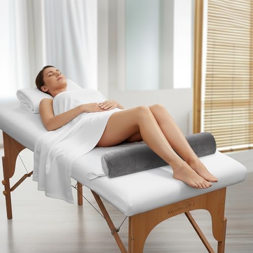Saloniture 3/4 Round Massage Table Bolster Under-Knee Pillow Pad - Image 3