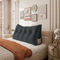 Triangle Reading Pillow XXL Full Size XXL Wedge Headboard Extra Large Back by Bncktrd