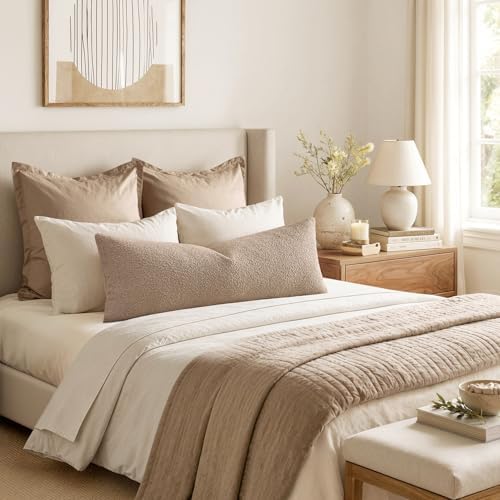 MIULEE Textured Boucle Lumbar Pillow Cover - Image 4