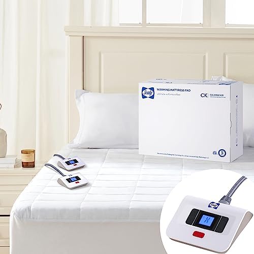 Sealy Electric Mattress Pad Cal King Size 10 Heat Settings Machine Washable by Sealy