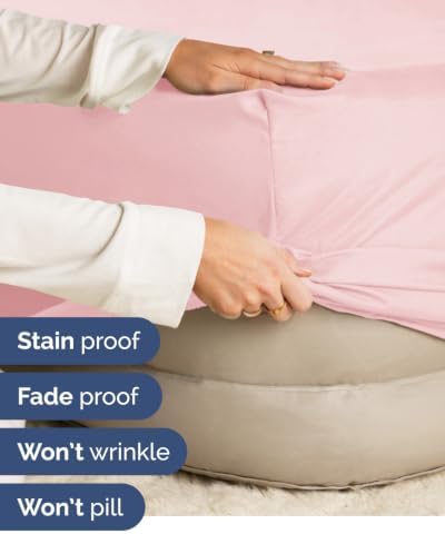 CGK Linens 2 Pack Extra Deep Cal King Fitted Sheets - Image 5